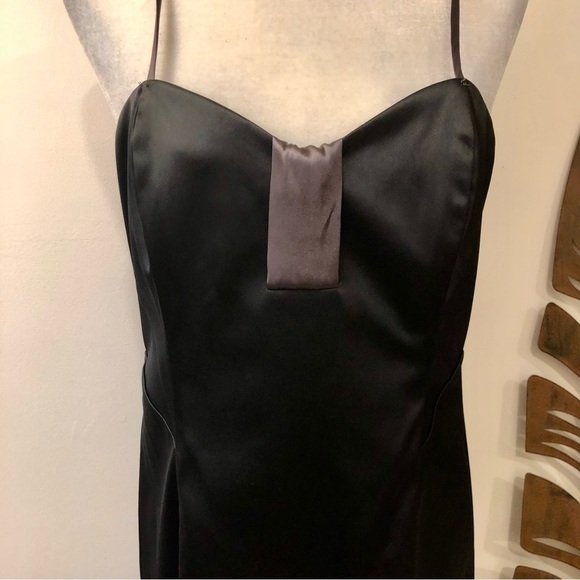 NW Night Way Collection Satin Cocktail Dress - Picture 2 of 10